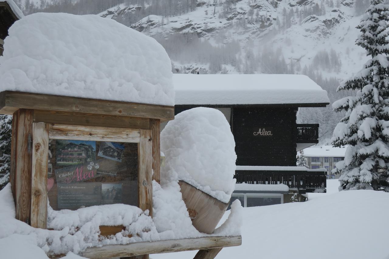 Ferienhaus Alea Saas-Grund Buitenkant foto
